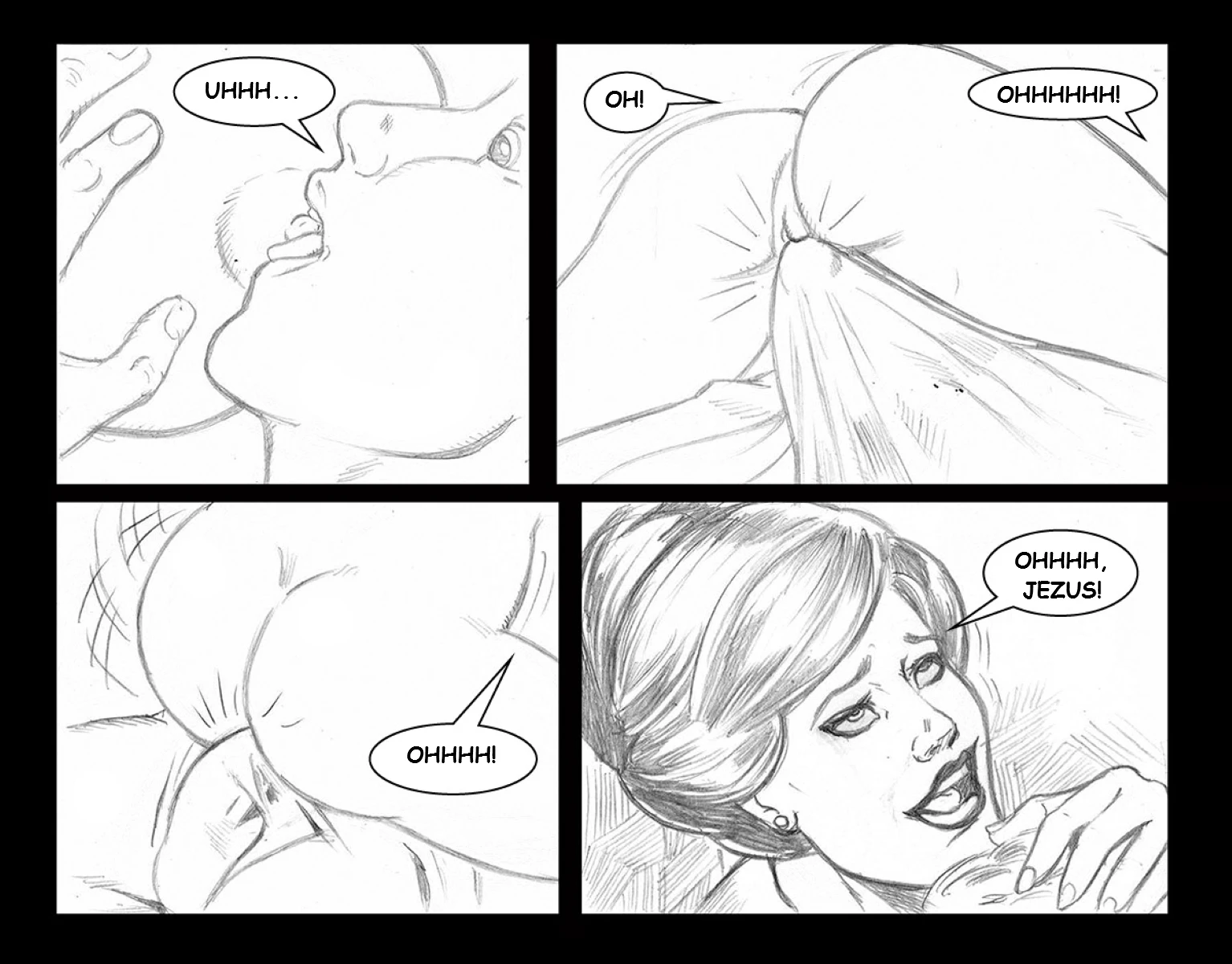 Invisible Sex Maniac - Office Orgy! & Orgies vs Family Values [NL] porn comic picture 18