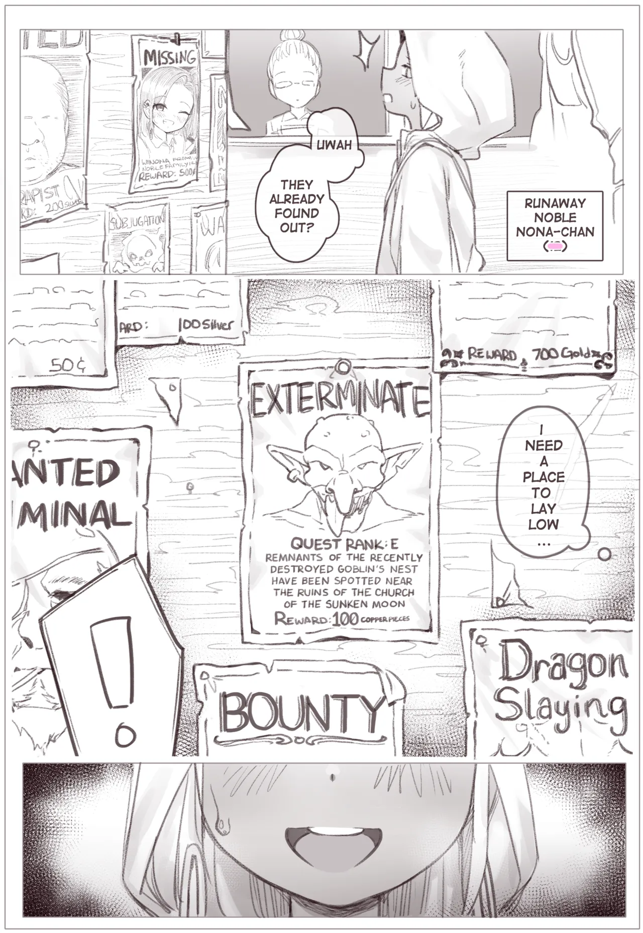 Isekai Nona x Goblins porn comic picture 1