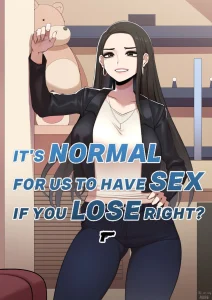 It's Normal for us to Have Sex if You Lose Right? 🔫 porn comic picture 1