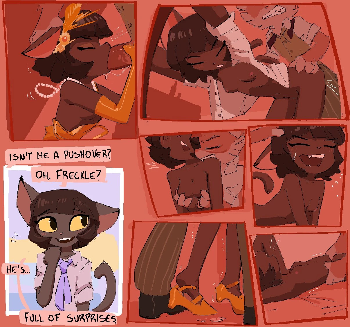 Ivy and Freckle Moment porn comic picture 9