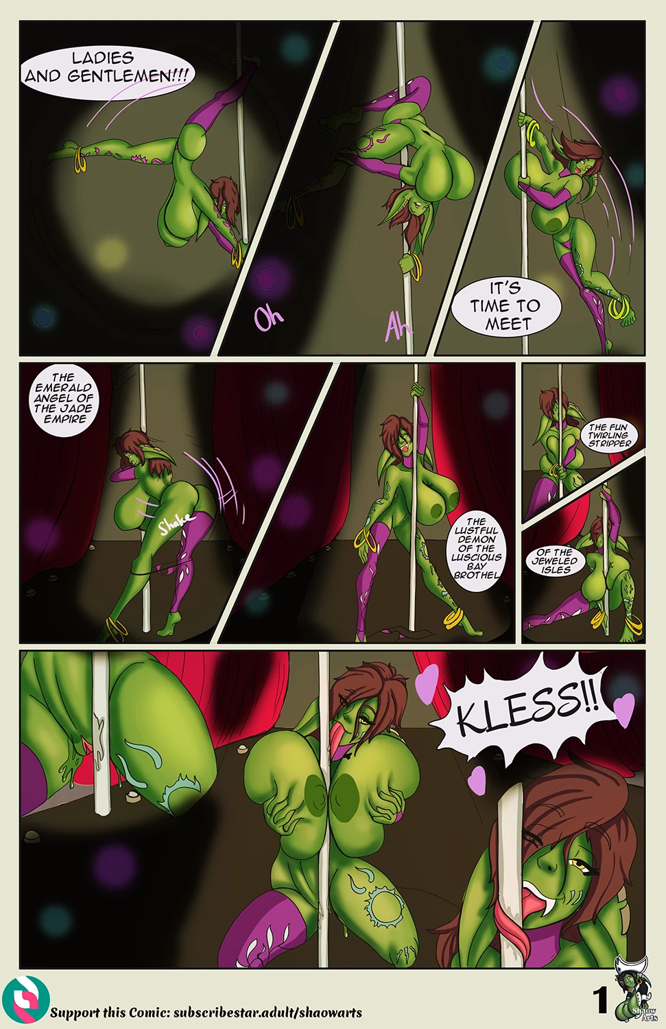Jade Empress - Kless Dirty Dancing porn comic picture 2