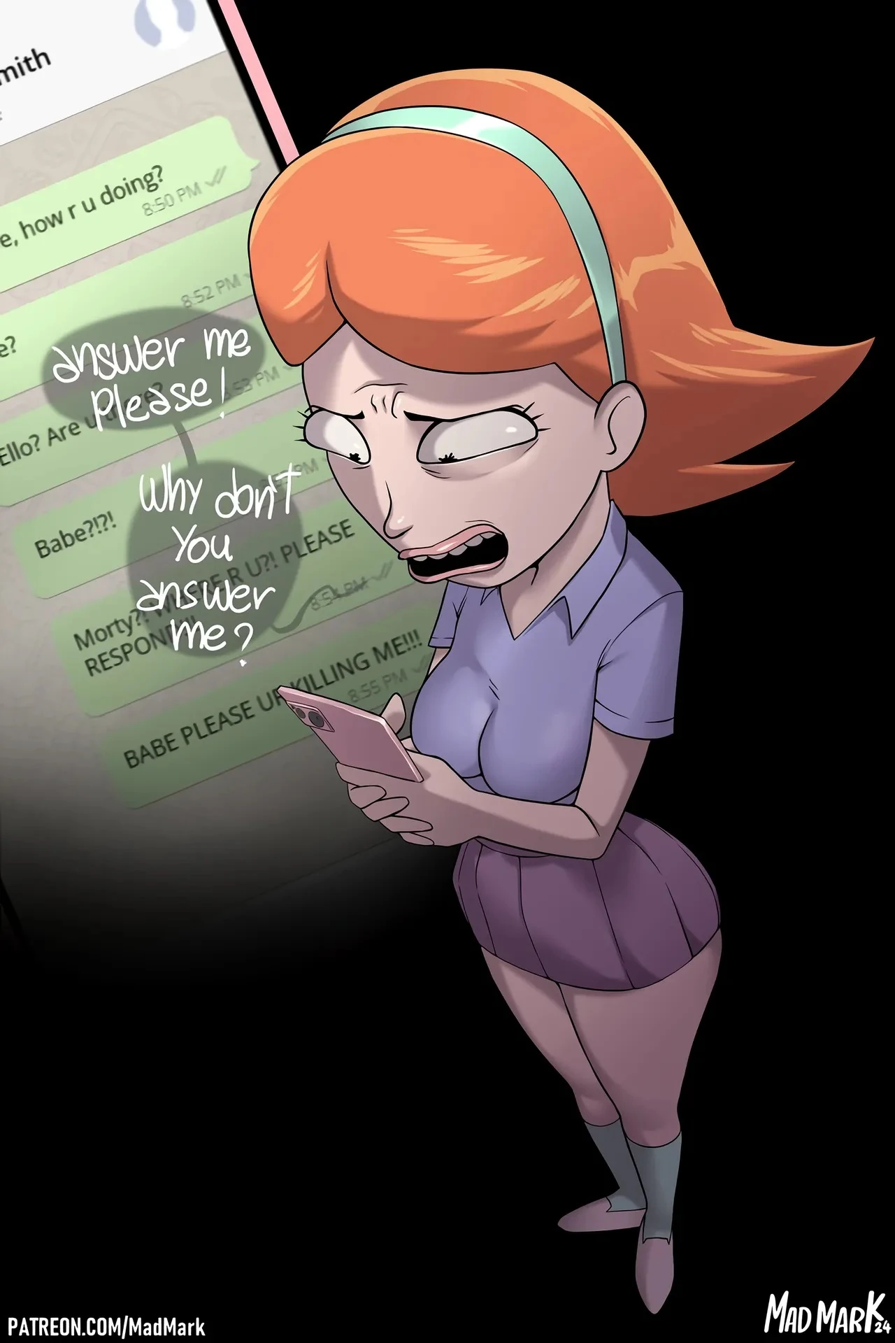 Jessica and Morty porn comic picture 2