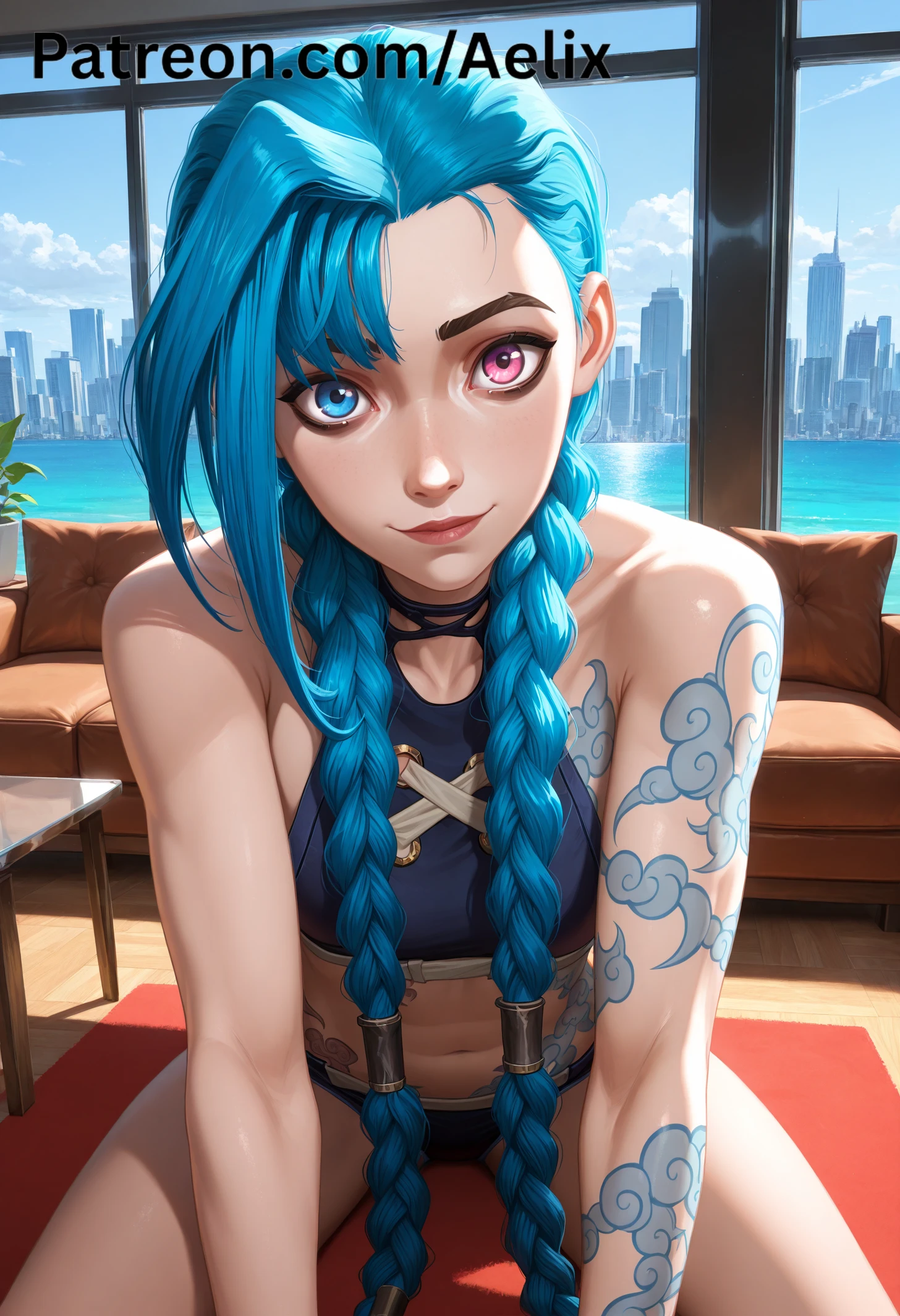 Jinx - late night heat porn comic picture 2