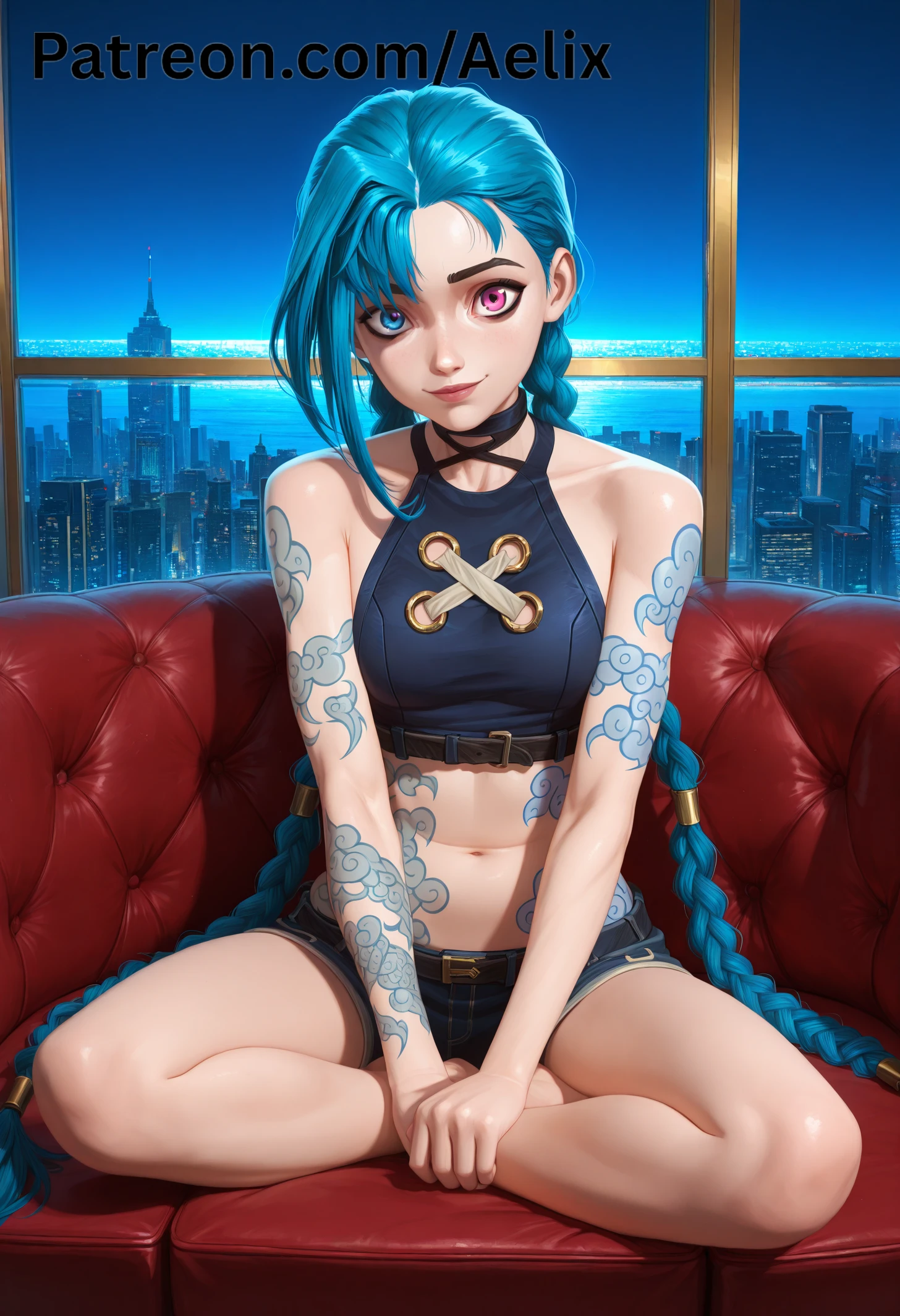 Jinx - late night heat porn comic picture 5