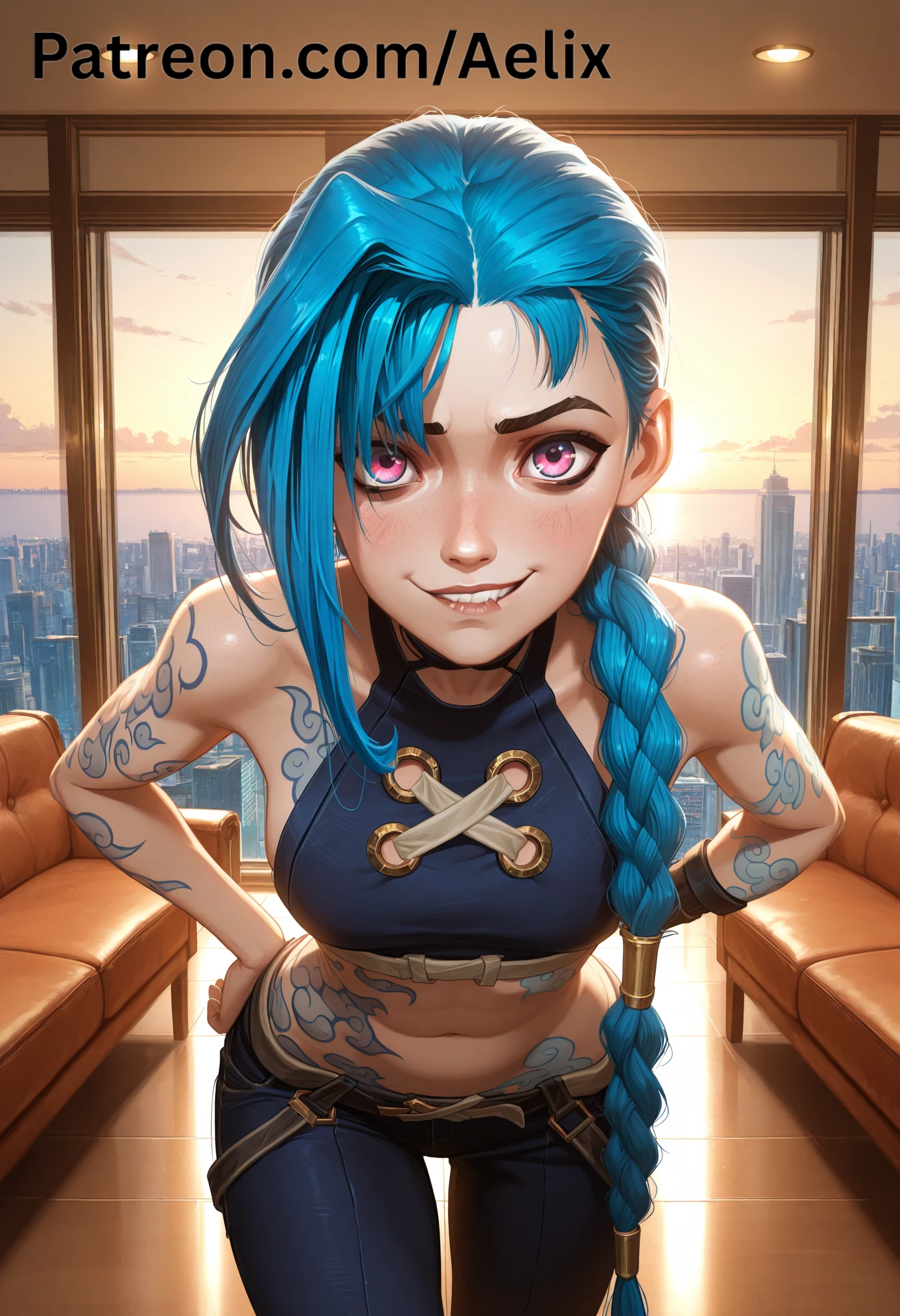 Jinx - late night heat porn comic picture 7