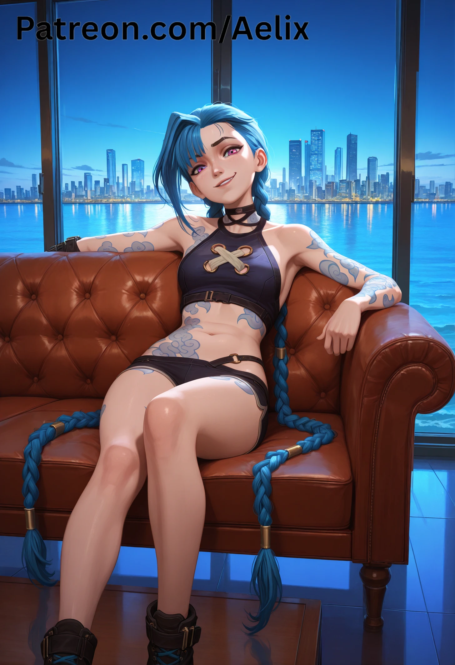 Jinx - late night heat porn comic picture 8