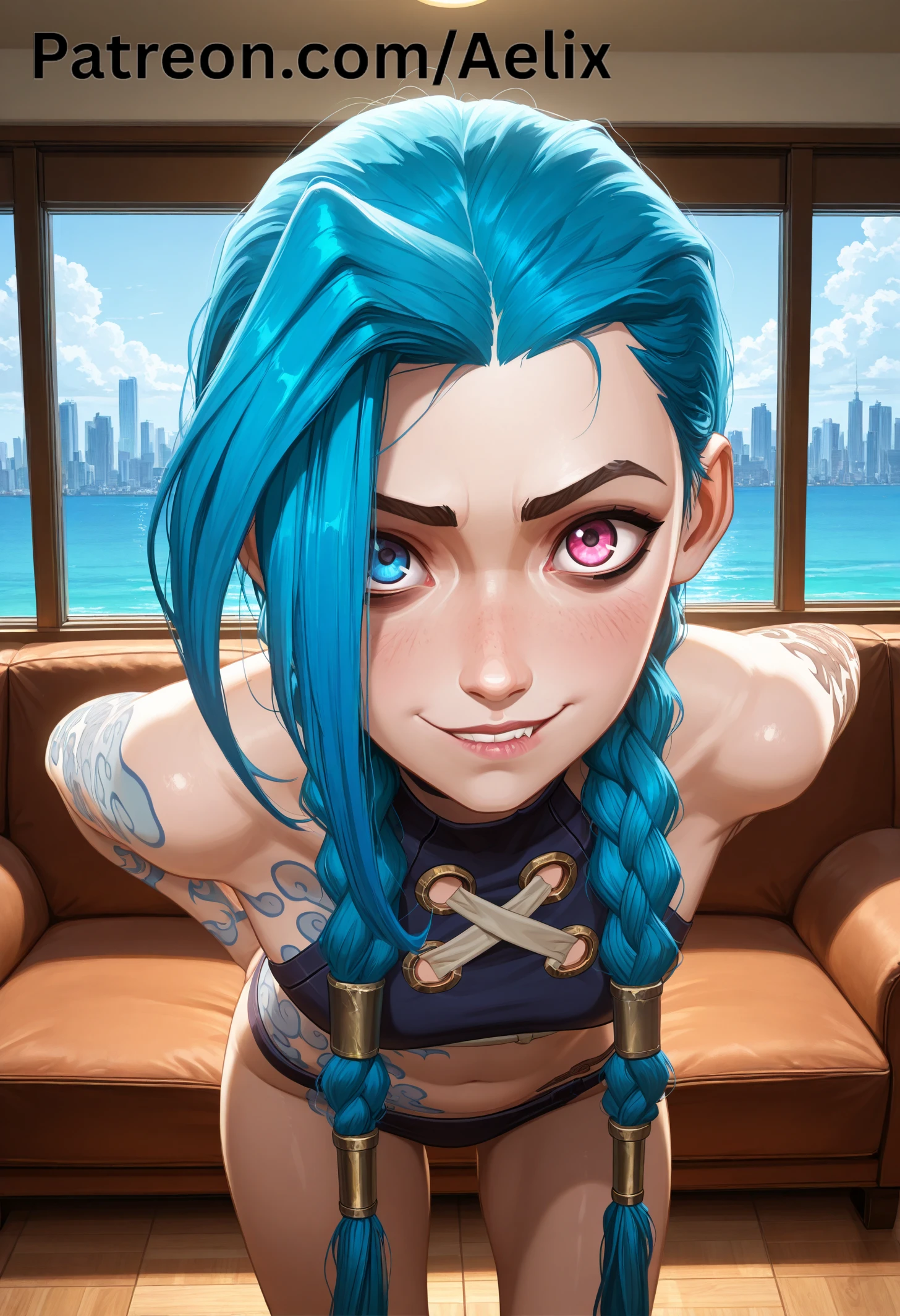 Jinx - late night heat porn comic picture 9