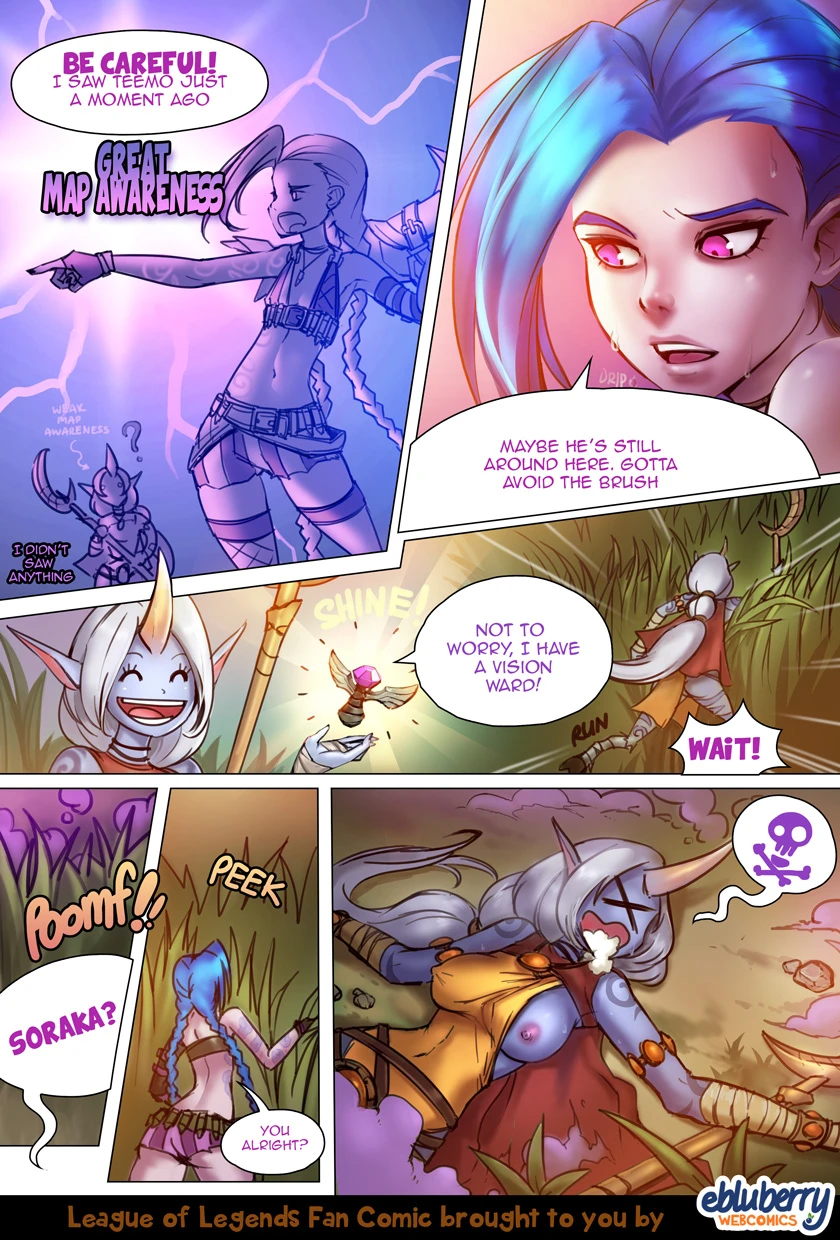 Jinx x Teemo porn comic picture 2