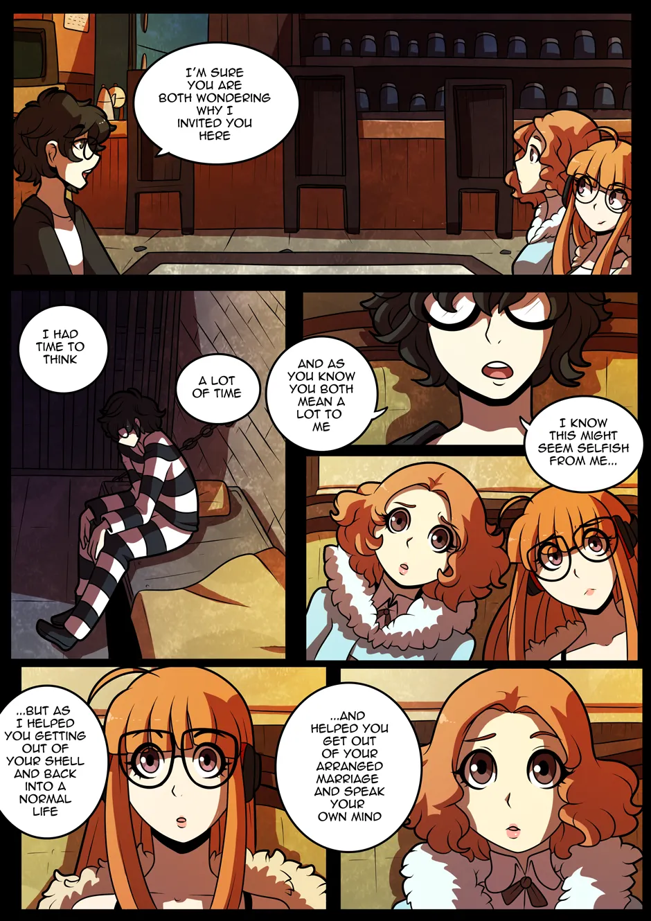 Joker X Futaba X Haru porn comic picture 2