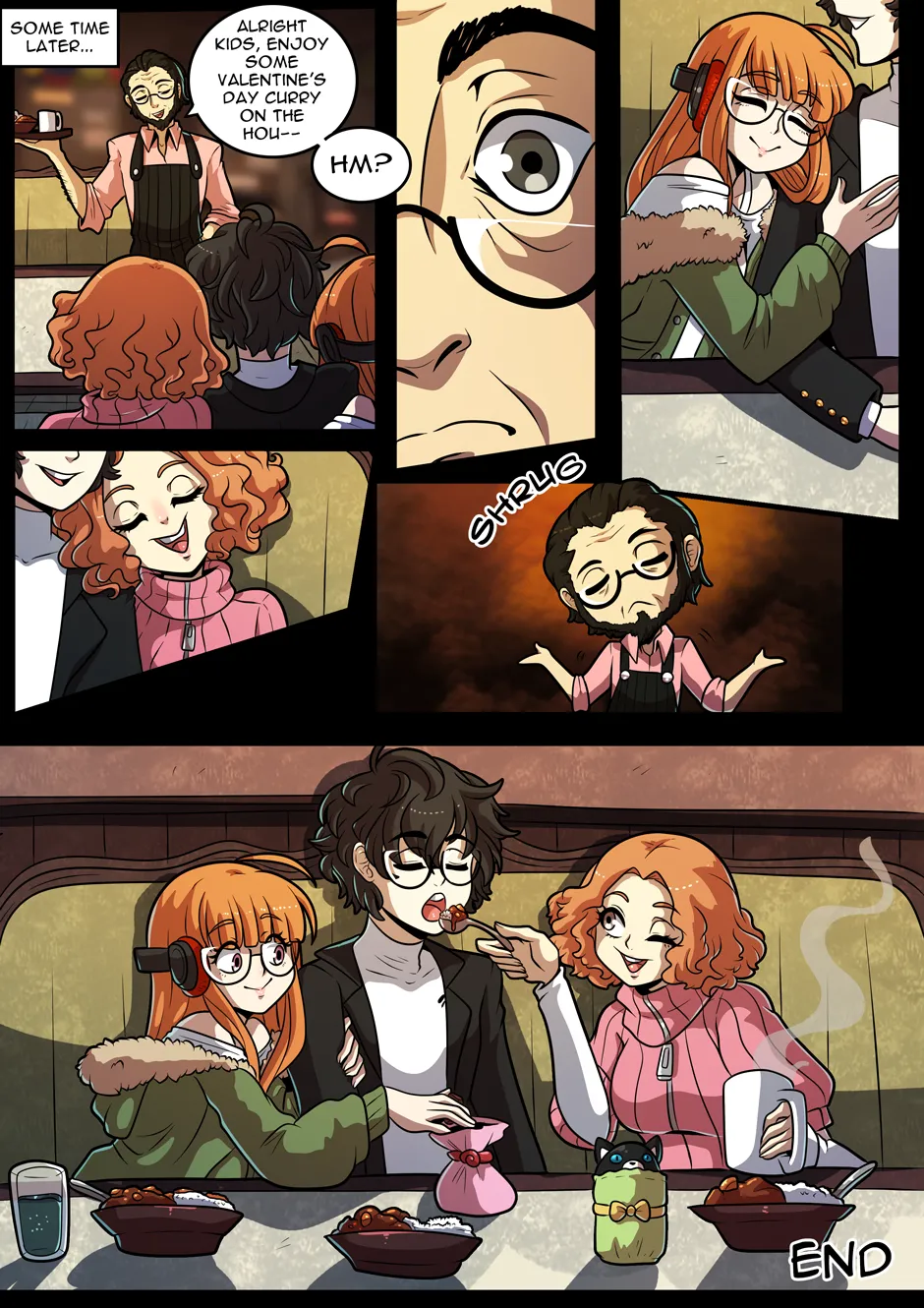 Joker X Futaba X Haru porn comic picture 22