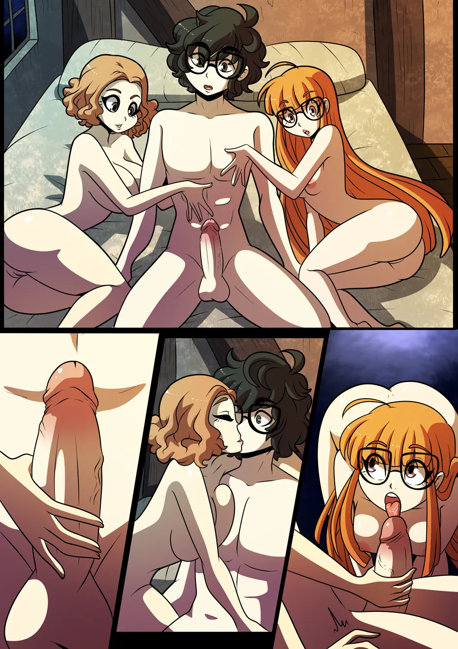 Joker X Futaba X Haru porn comic picture 8