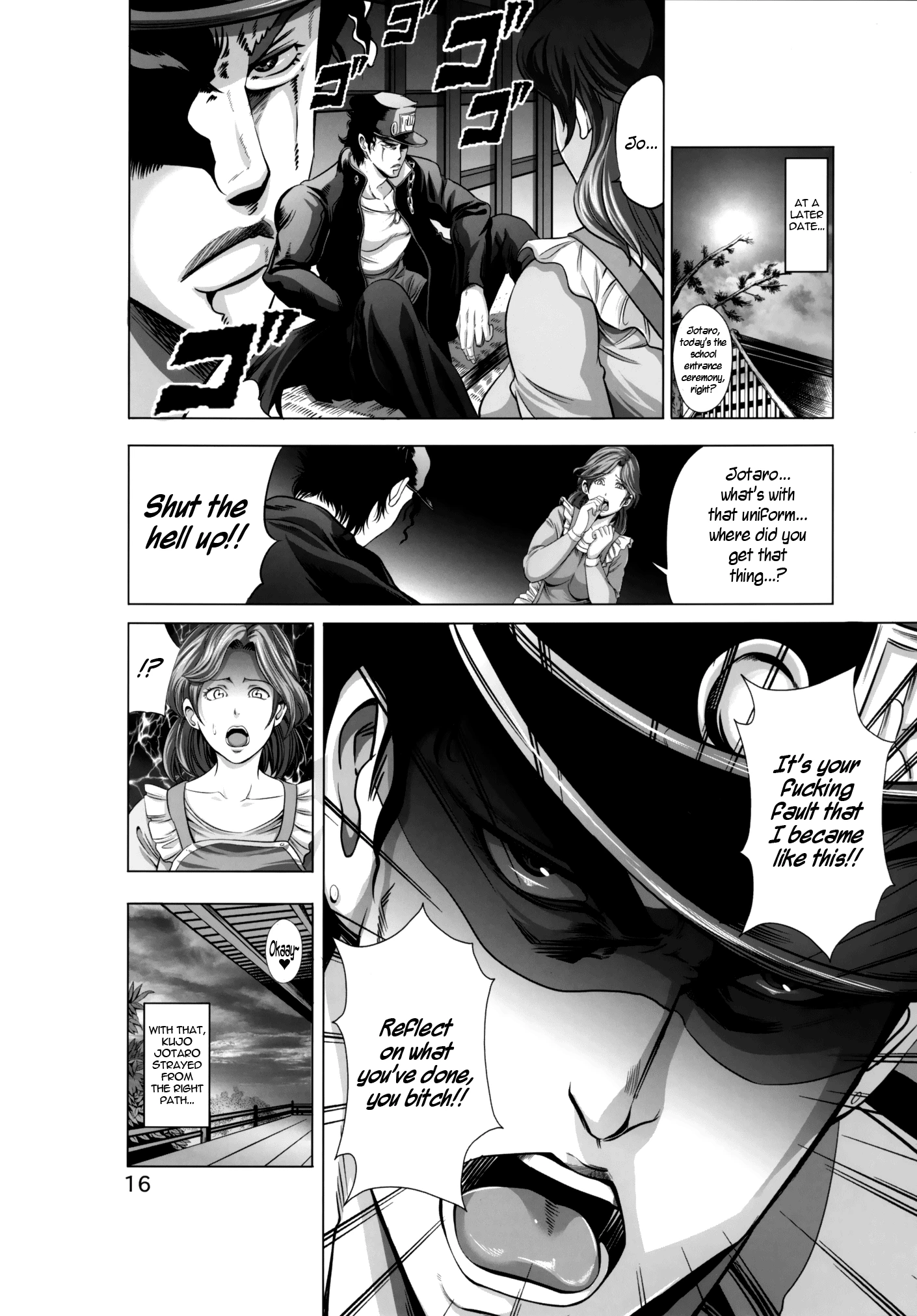 Jotaro ga Holy ni Josou Nikubenki ni Sareta Ken porn comic picture 17