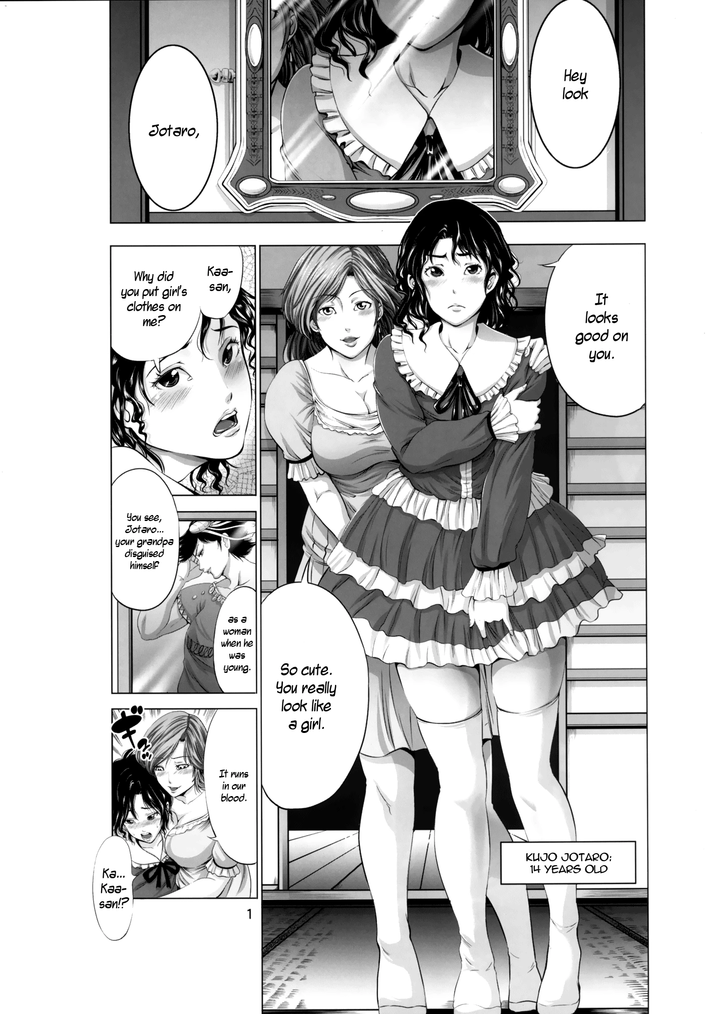 Jotaro ga Holy ni Josou Nikubenki ni Sareta Ken porn comic picture 2