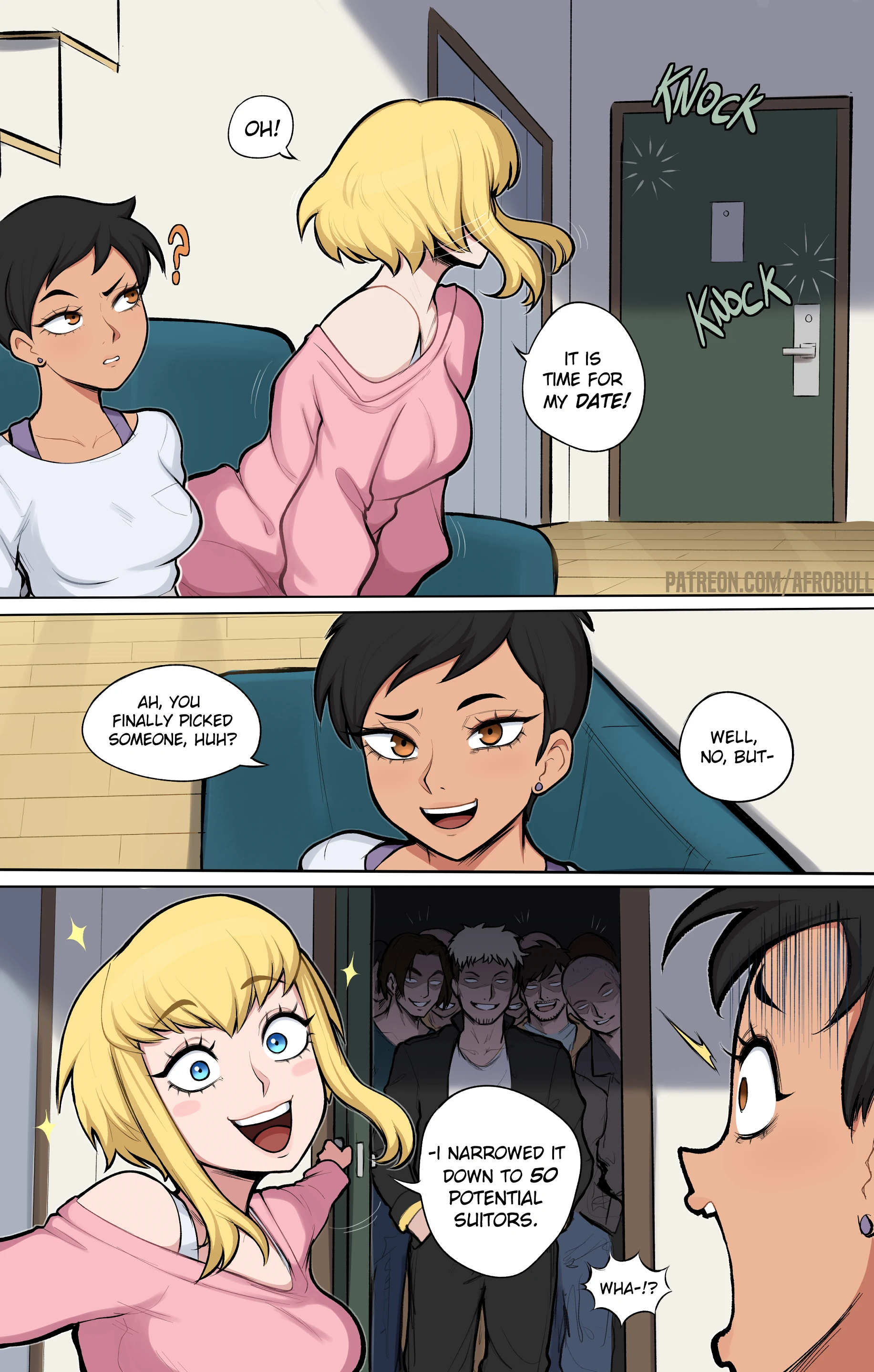 Kara - Afrobull porn comic picture 1
