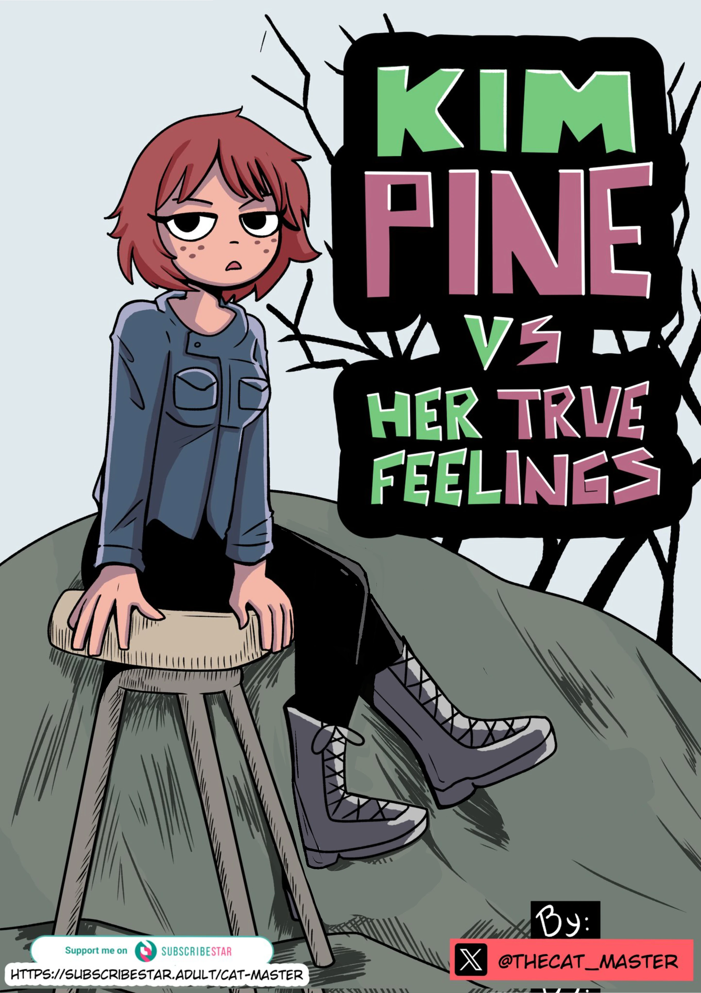 Kim Pine Vs Her True Feelings porn comic picture 1