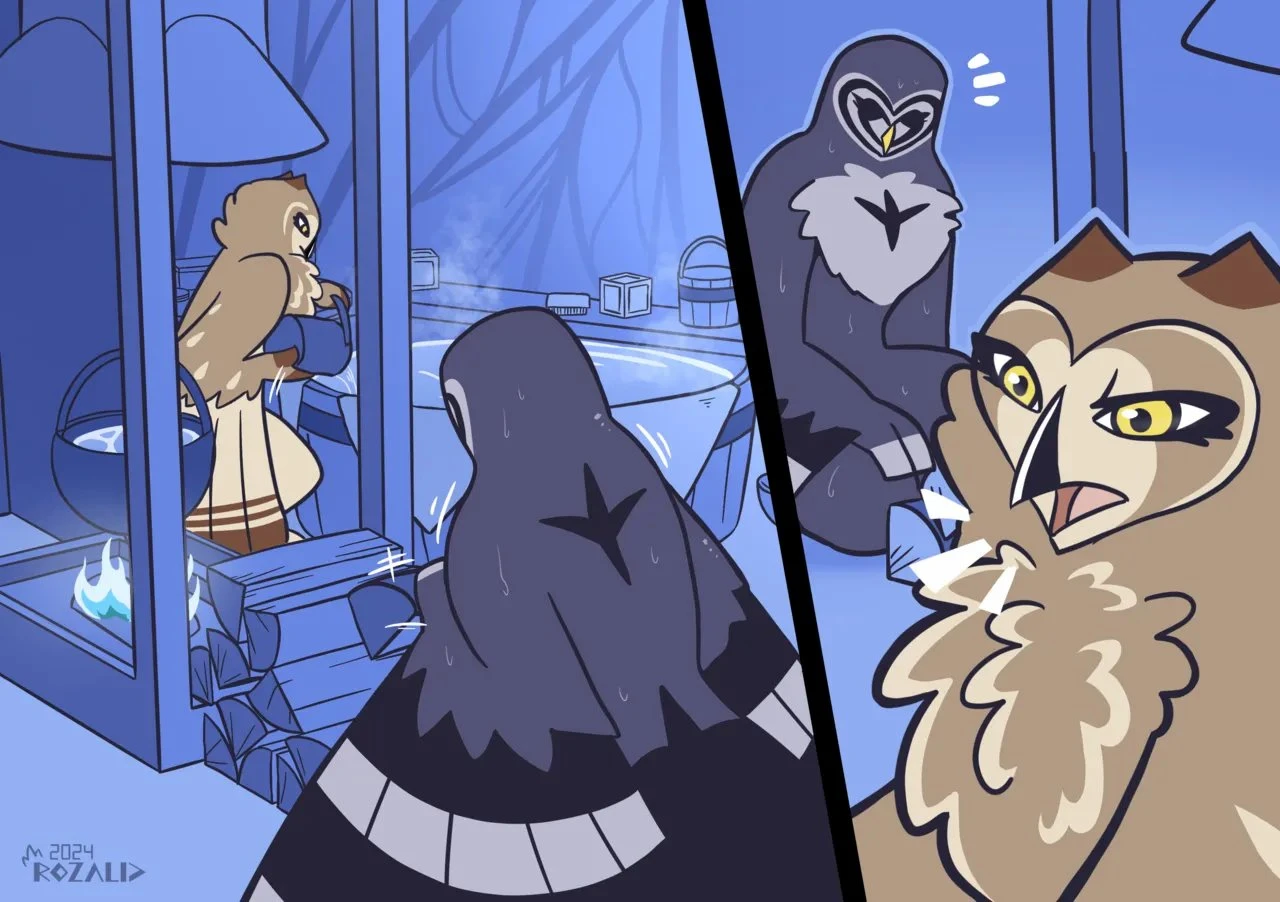 Kinky Owls: Going Wild porn comic picture 3