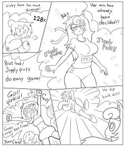 Kirby vs Jigglypuff porn comic picture 1