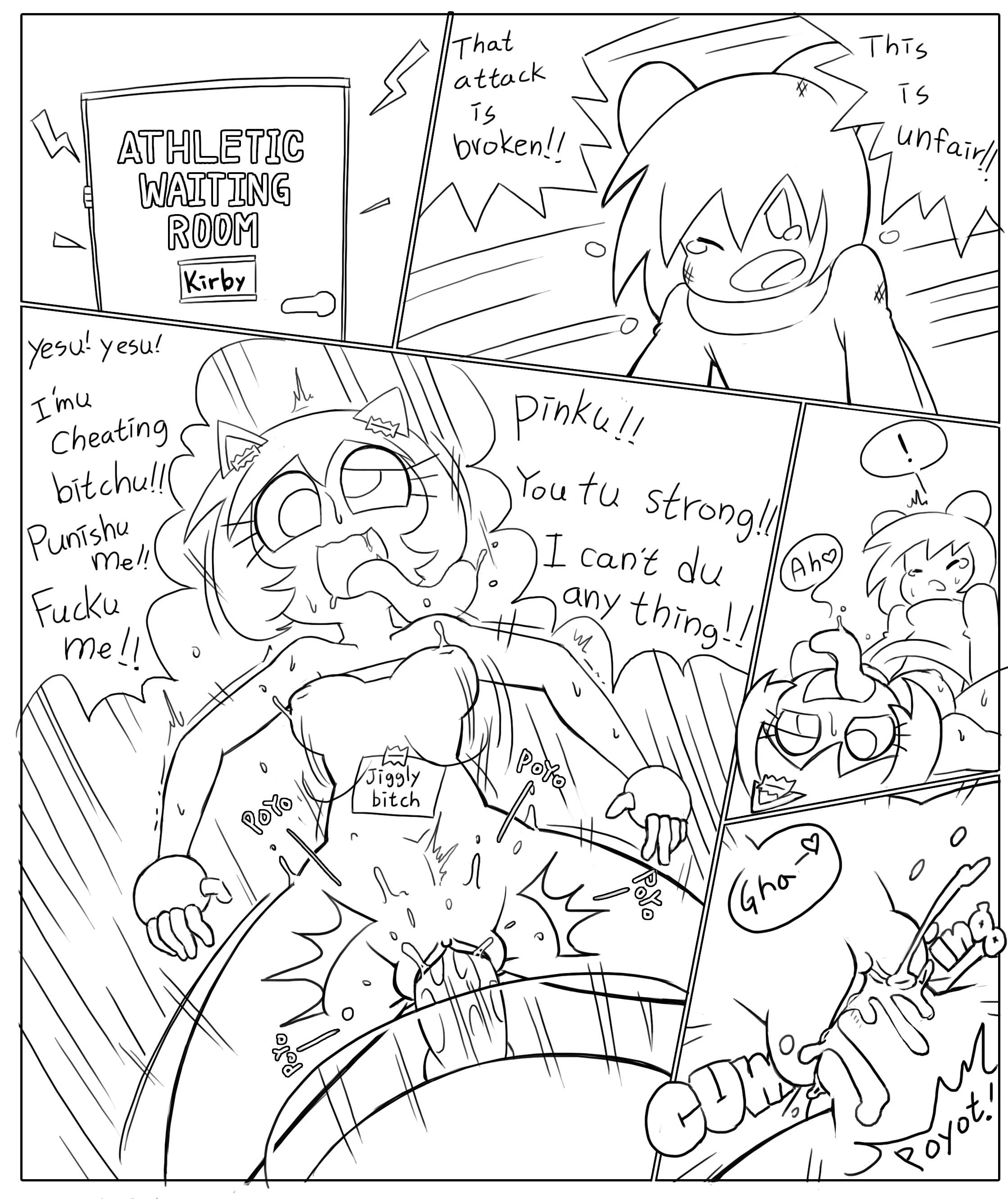 Kirby vs Jigglypuff porn comic picture 3