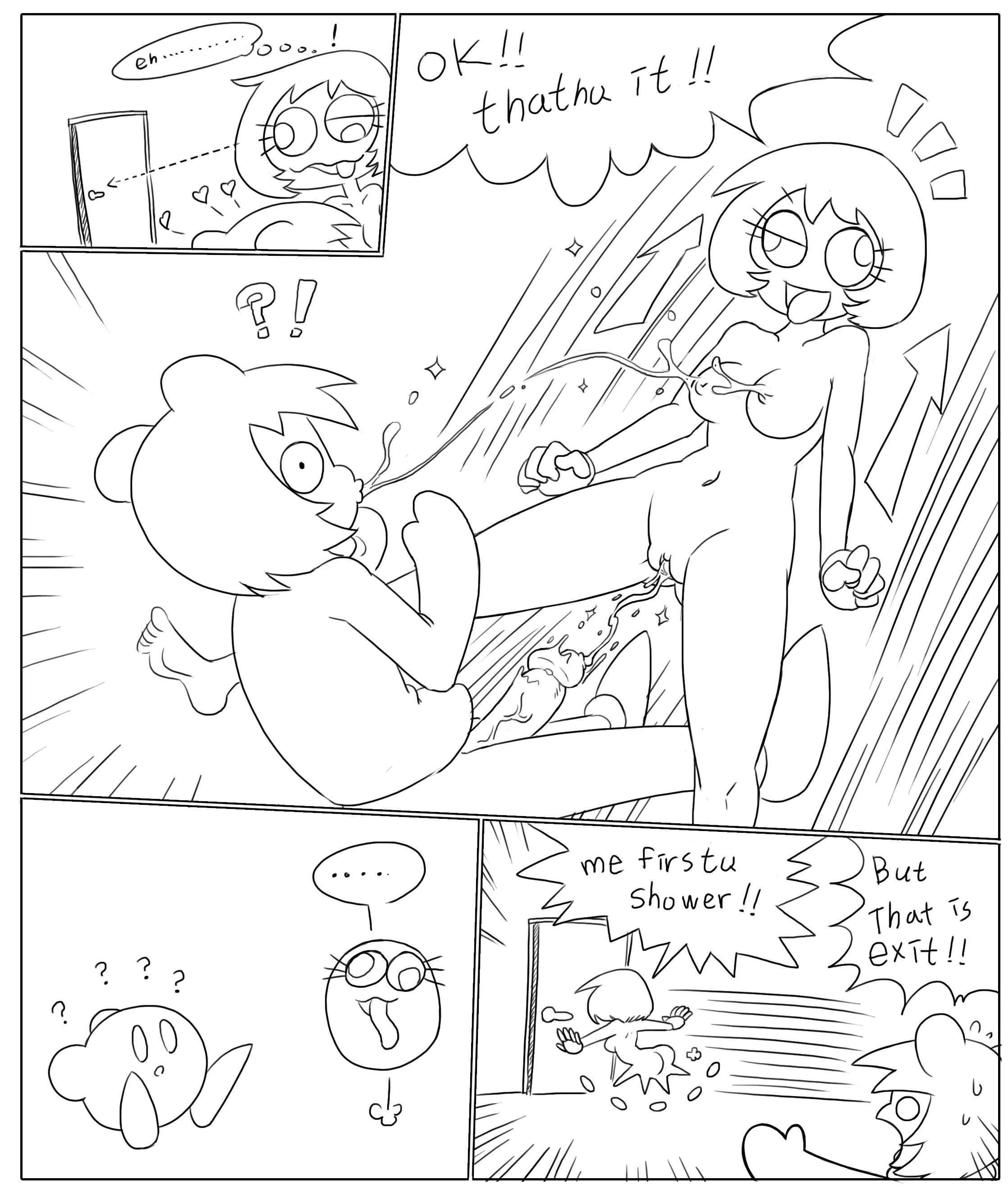 Kirby vs Jigglypuff porn comic picture 8