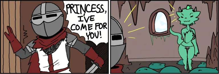 Kobold Princess porn comic picture 1