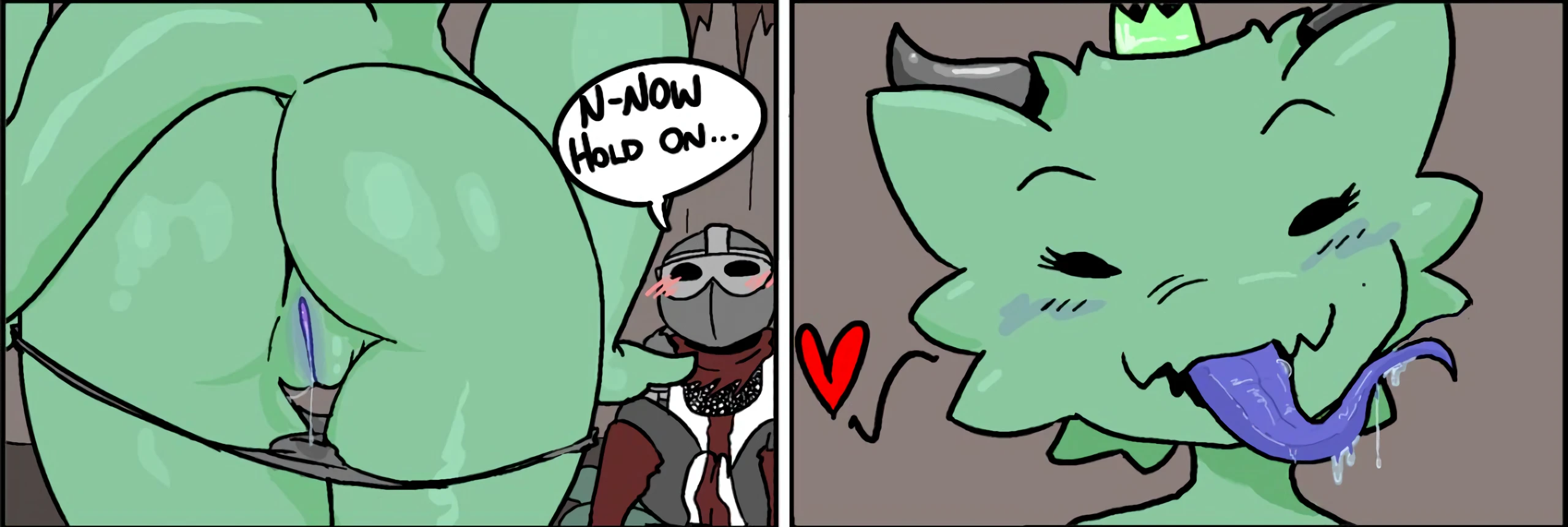 Kobold Princess porn comic picture 4