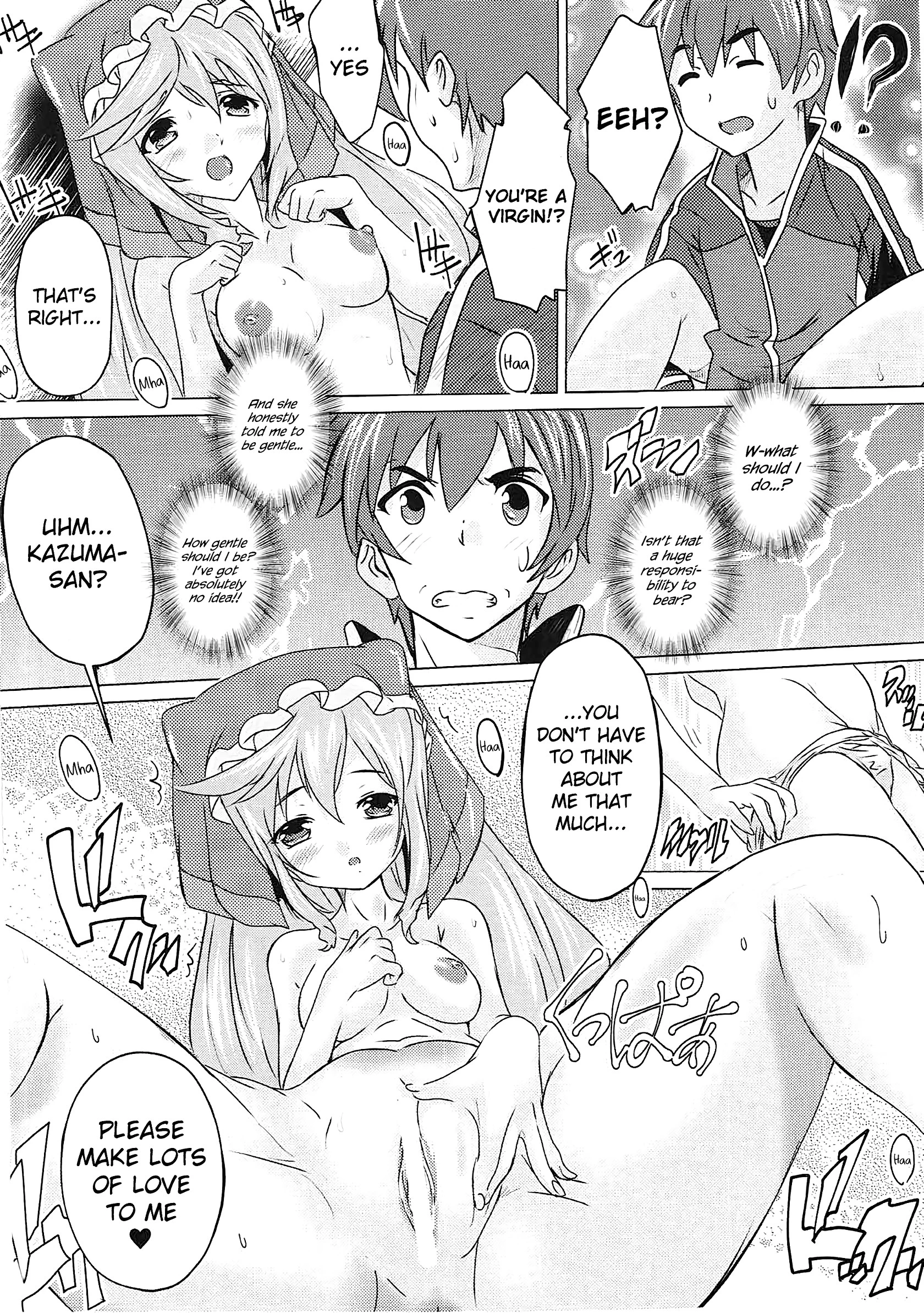Kono Subarashii Megami to Syukufuku o! porn comic picture 11