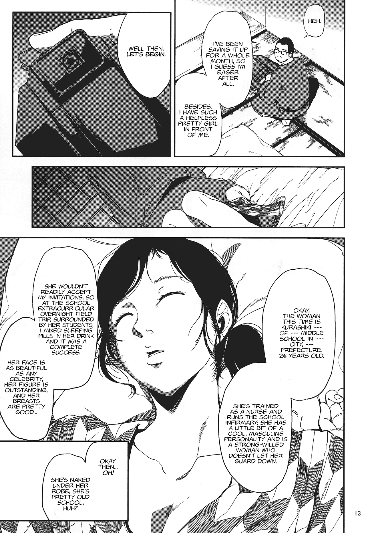 Kurashiki-sensei is in heat porn comic picture 12