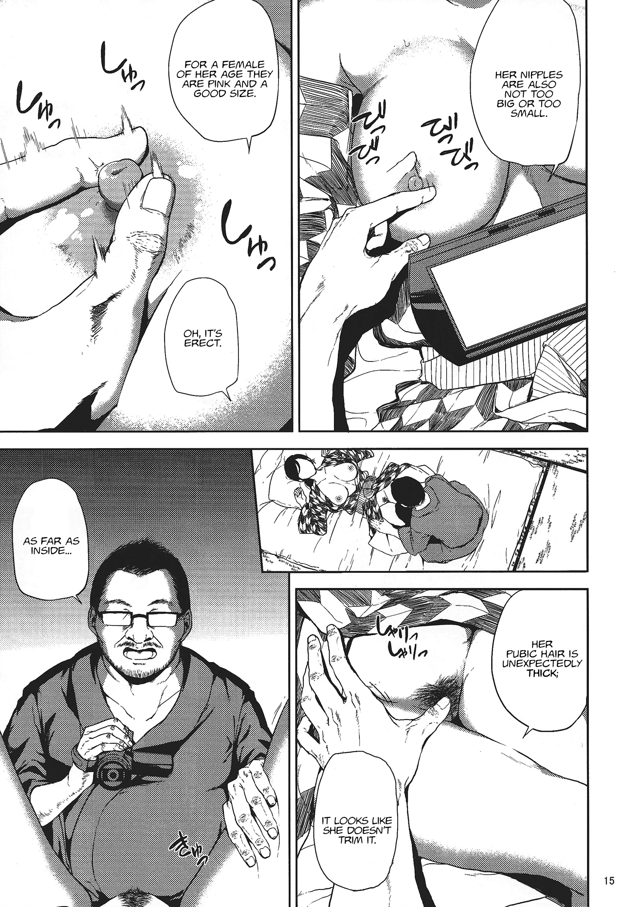 Kurashiki-sensei is in heat porn comic picture 14