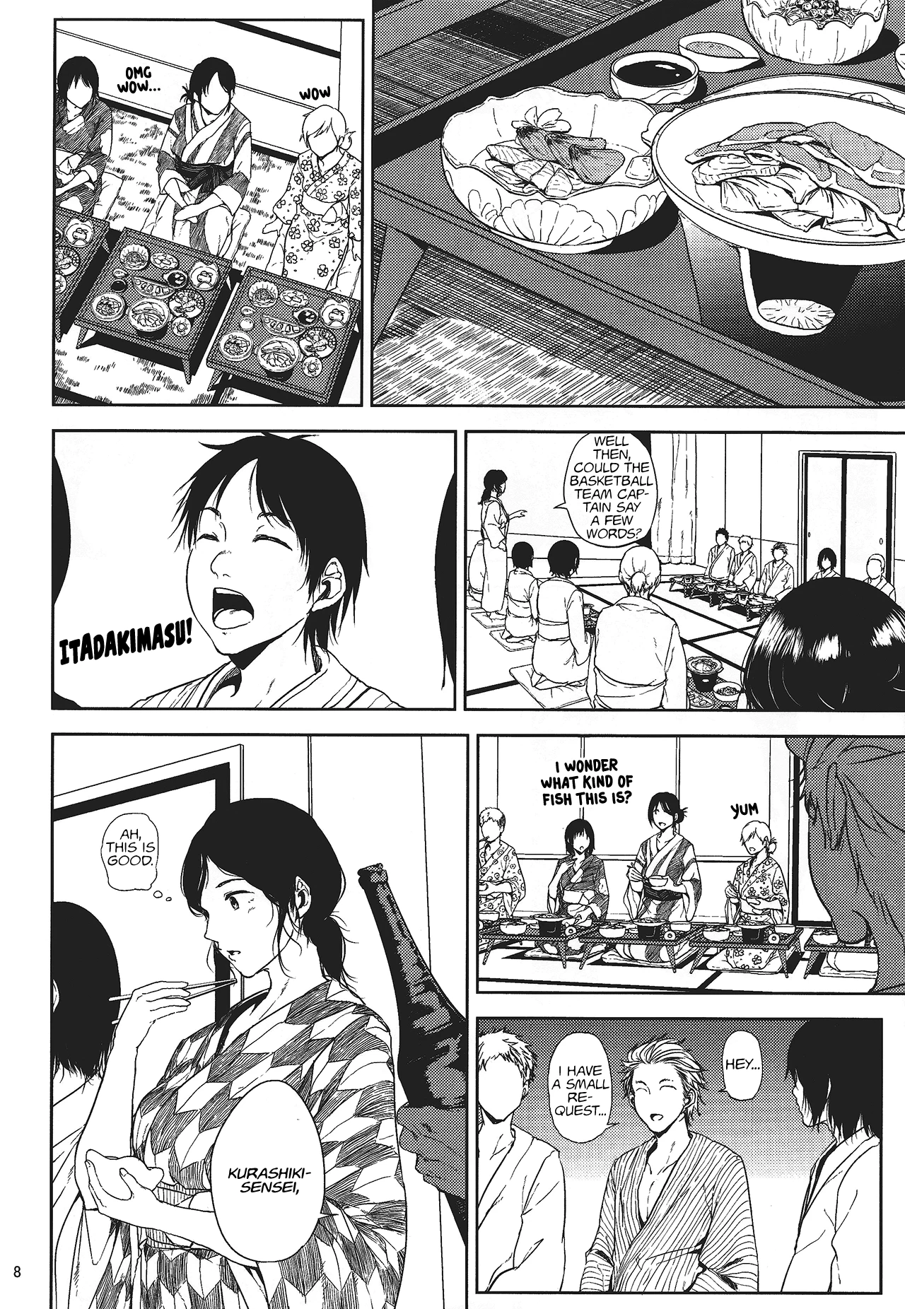 Kurashiki-sensei is in heat porn comic picture 7