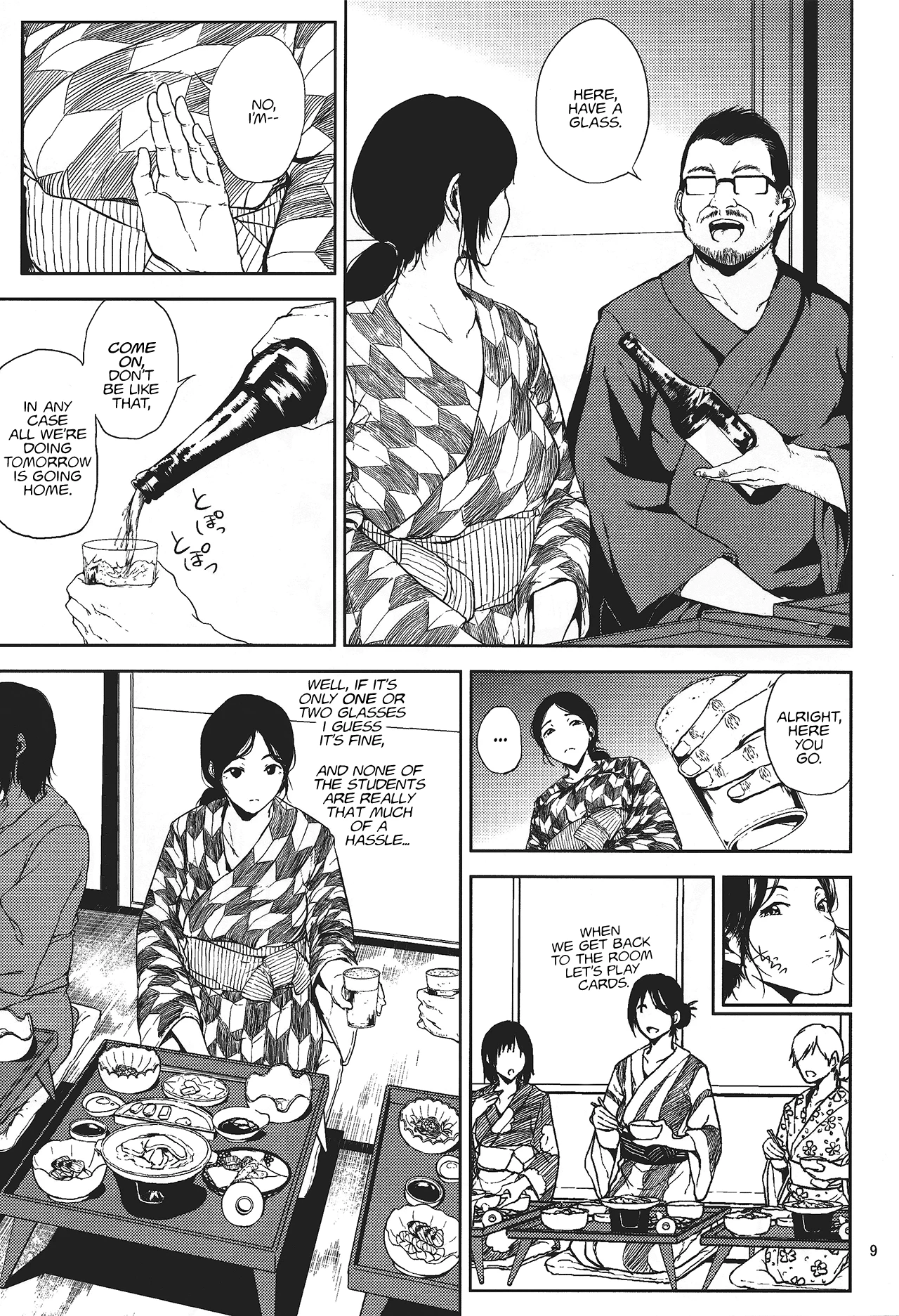 Kurashiki-sensei is in heat porn comic picture 8