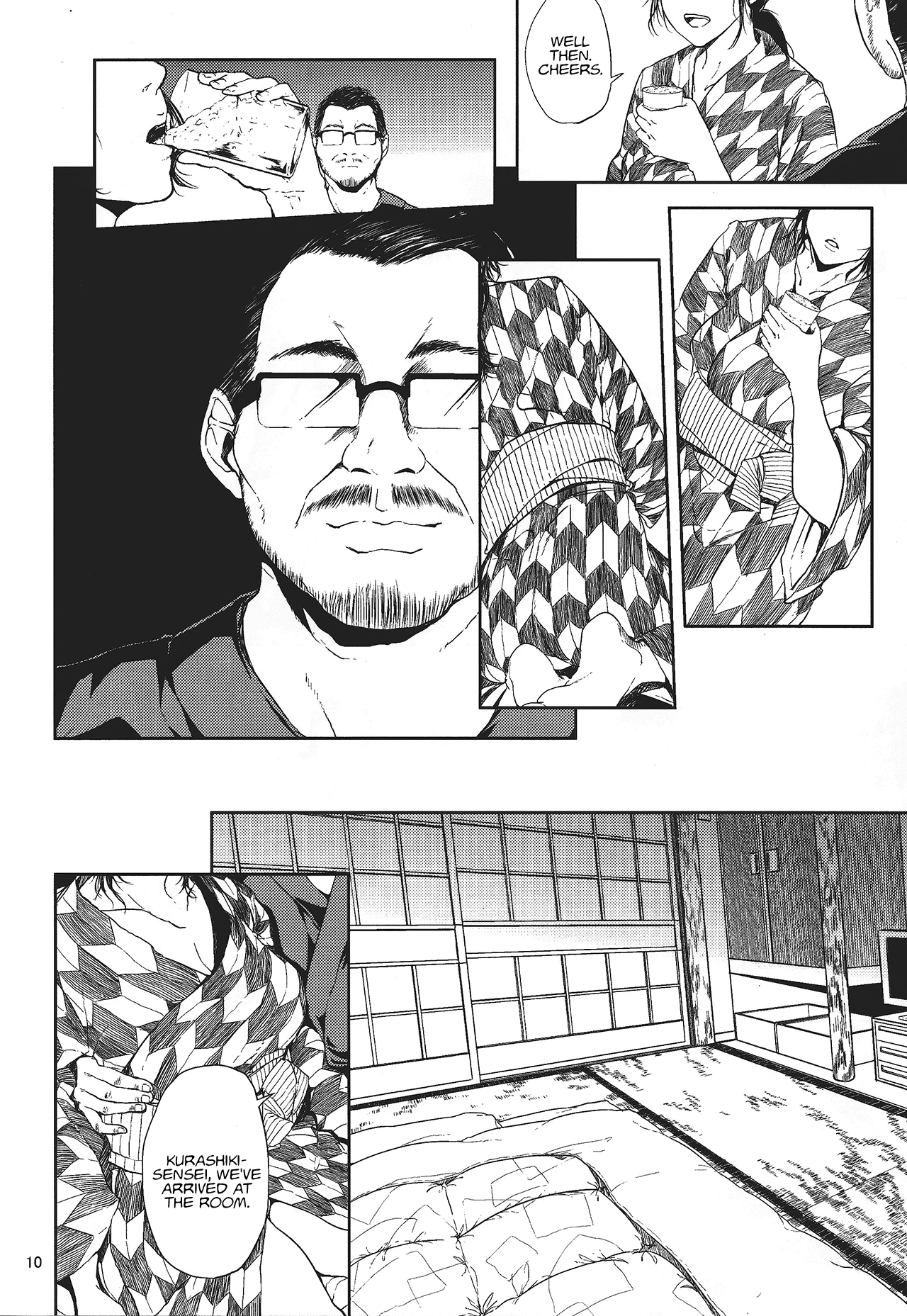 Kurashiki-sensei is in heat porn comic picture 9