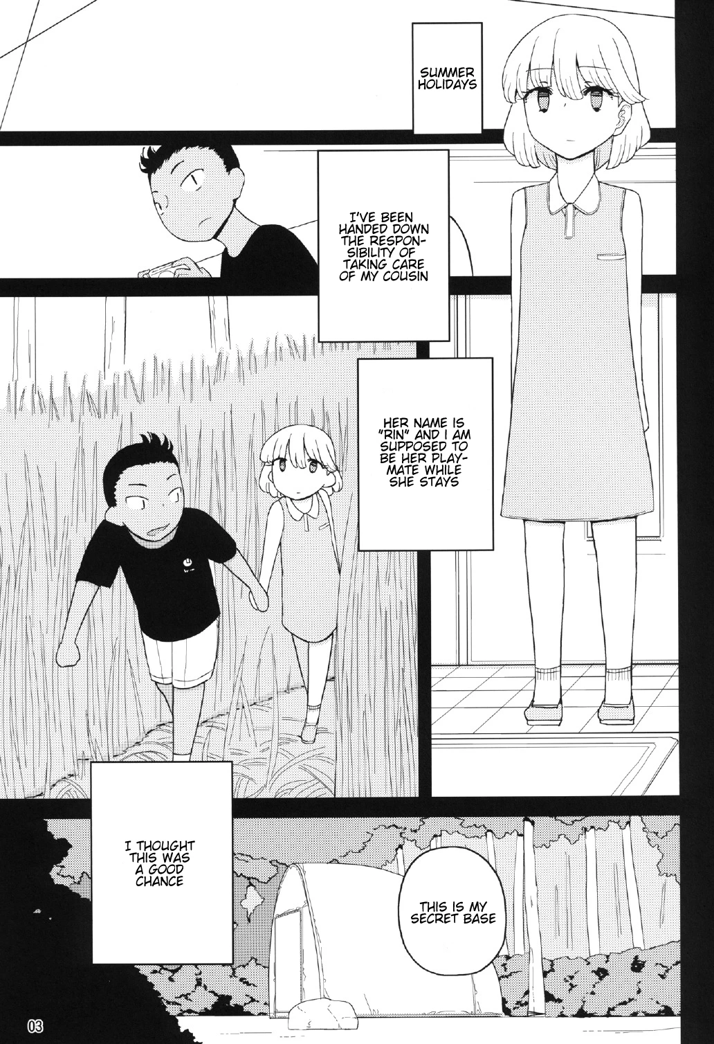 Kusogaki, Itoko o Kegasu porn comic picture 2