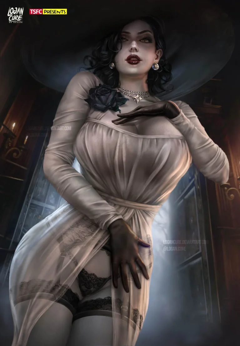 Lady Dimitrescu Bodyswap porn comic picture 1