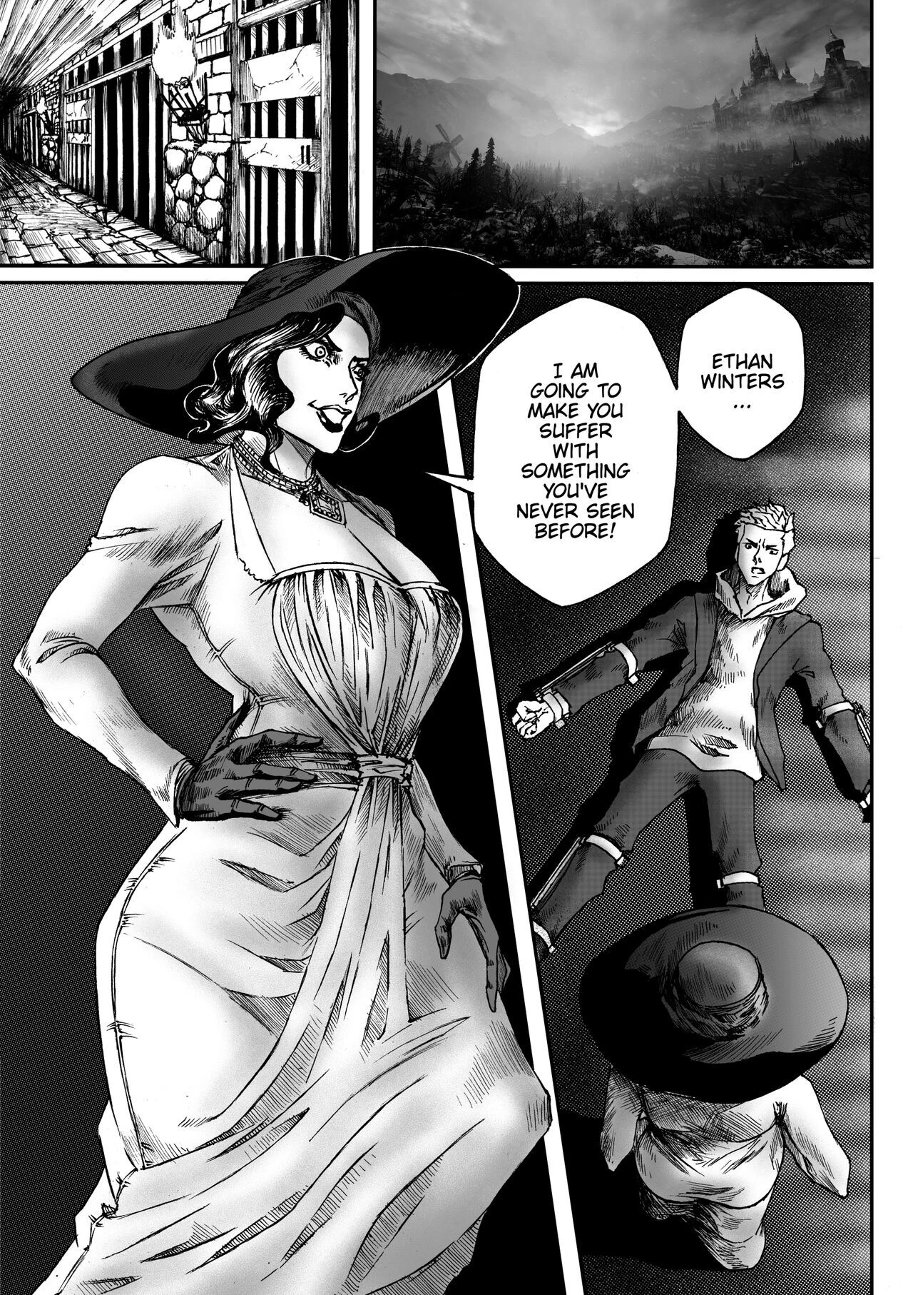 Lady Dimitrescu Bodyswap porn comic picture 2