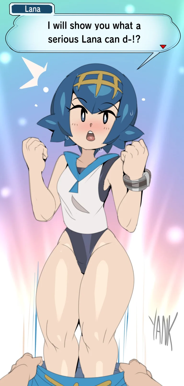 Lana vs Swimmer porn comic picture 6
