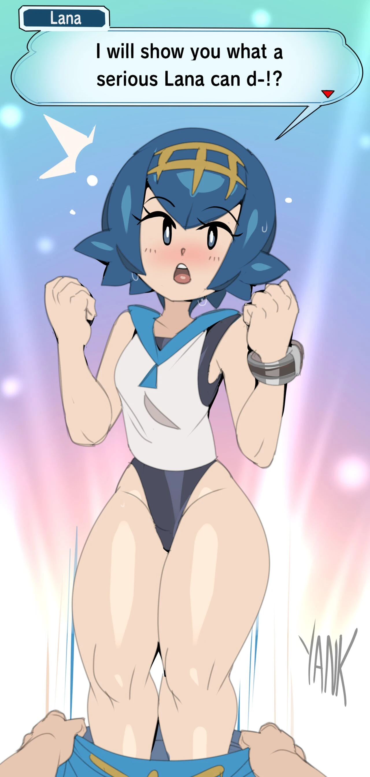Lana vs Swimmer porn comic picture 6