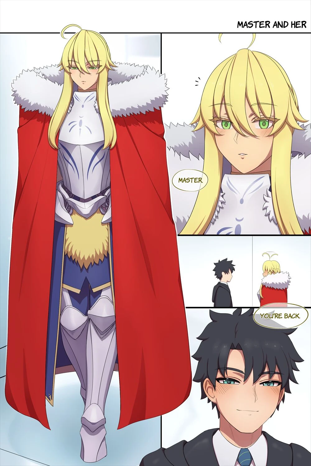 Lancer Artoria love 2 porn comic picture 1