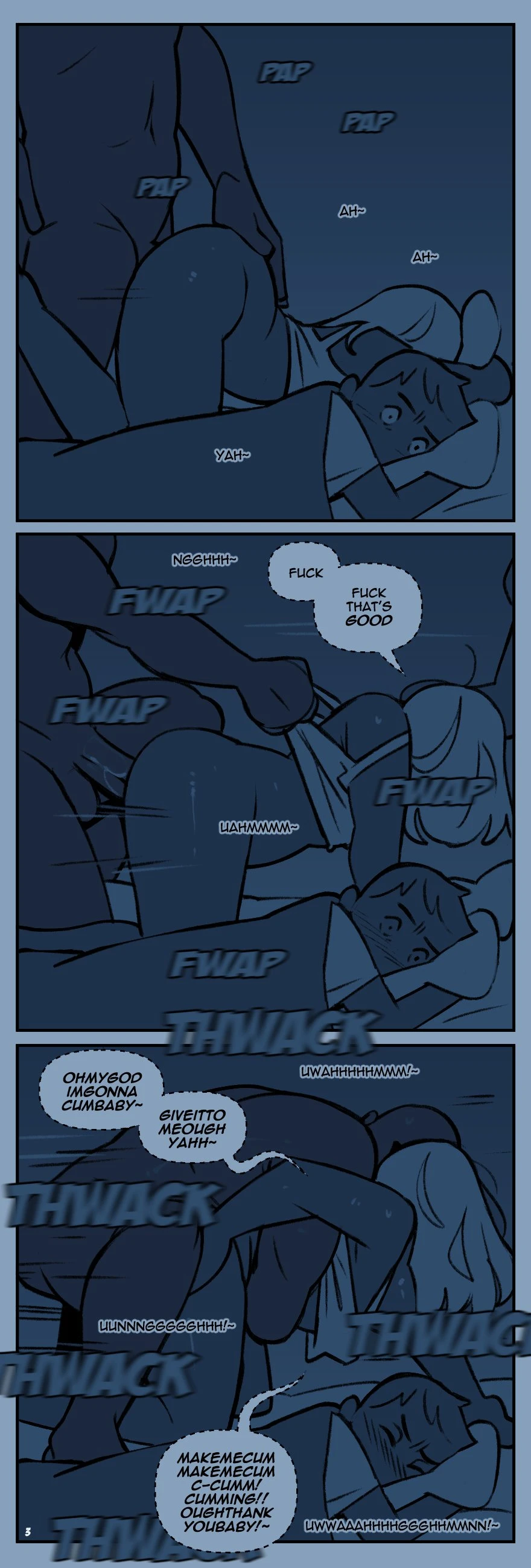 Late night Visit porn comic picture 3
