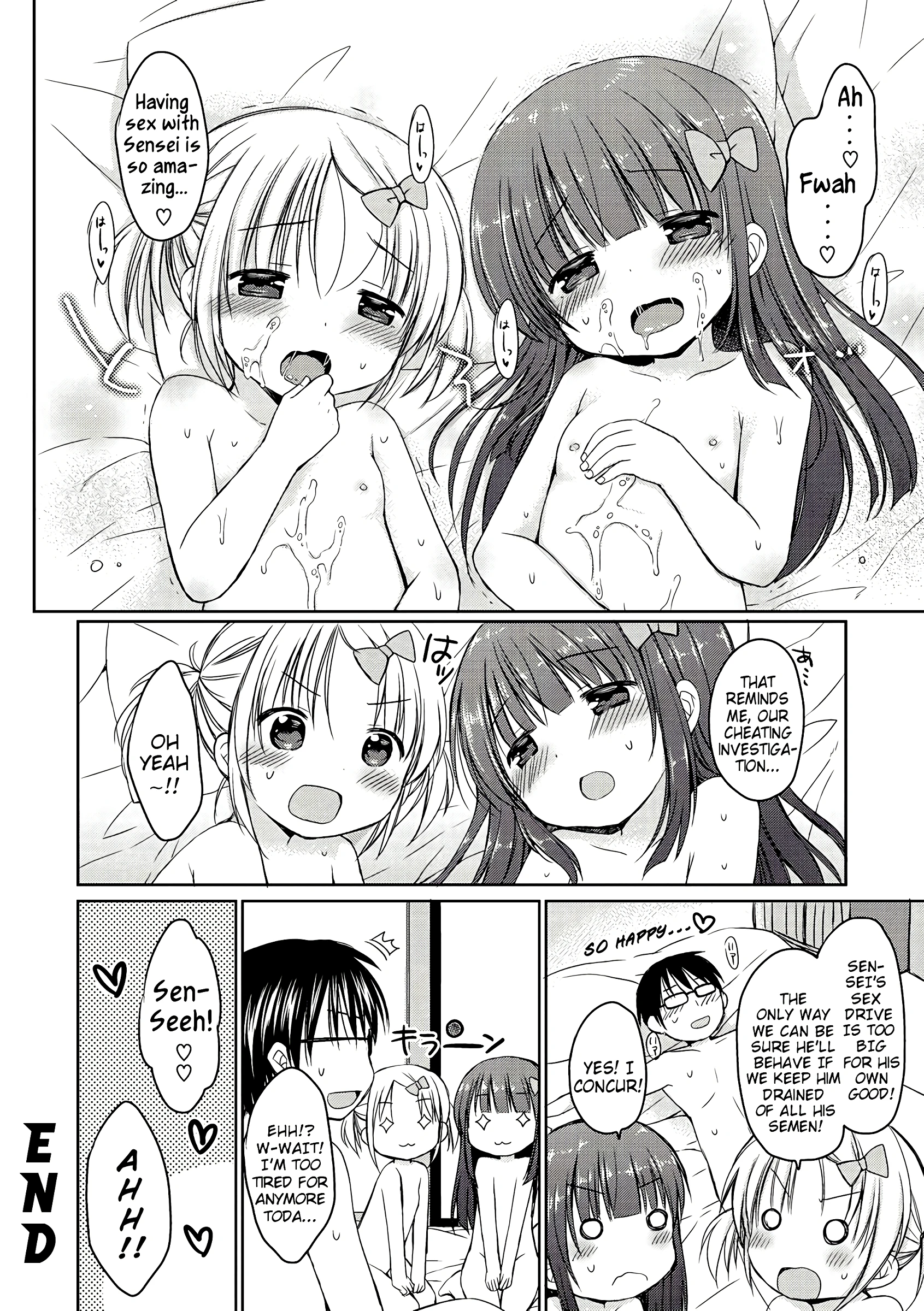 Lesson: Only Look At Us porn comic picture 20