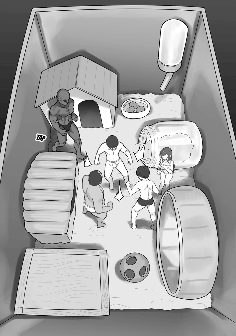 Let's try putting various males into the high-pH tank porn comic picture 27