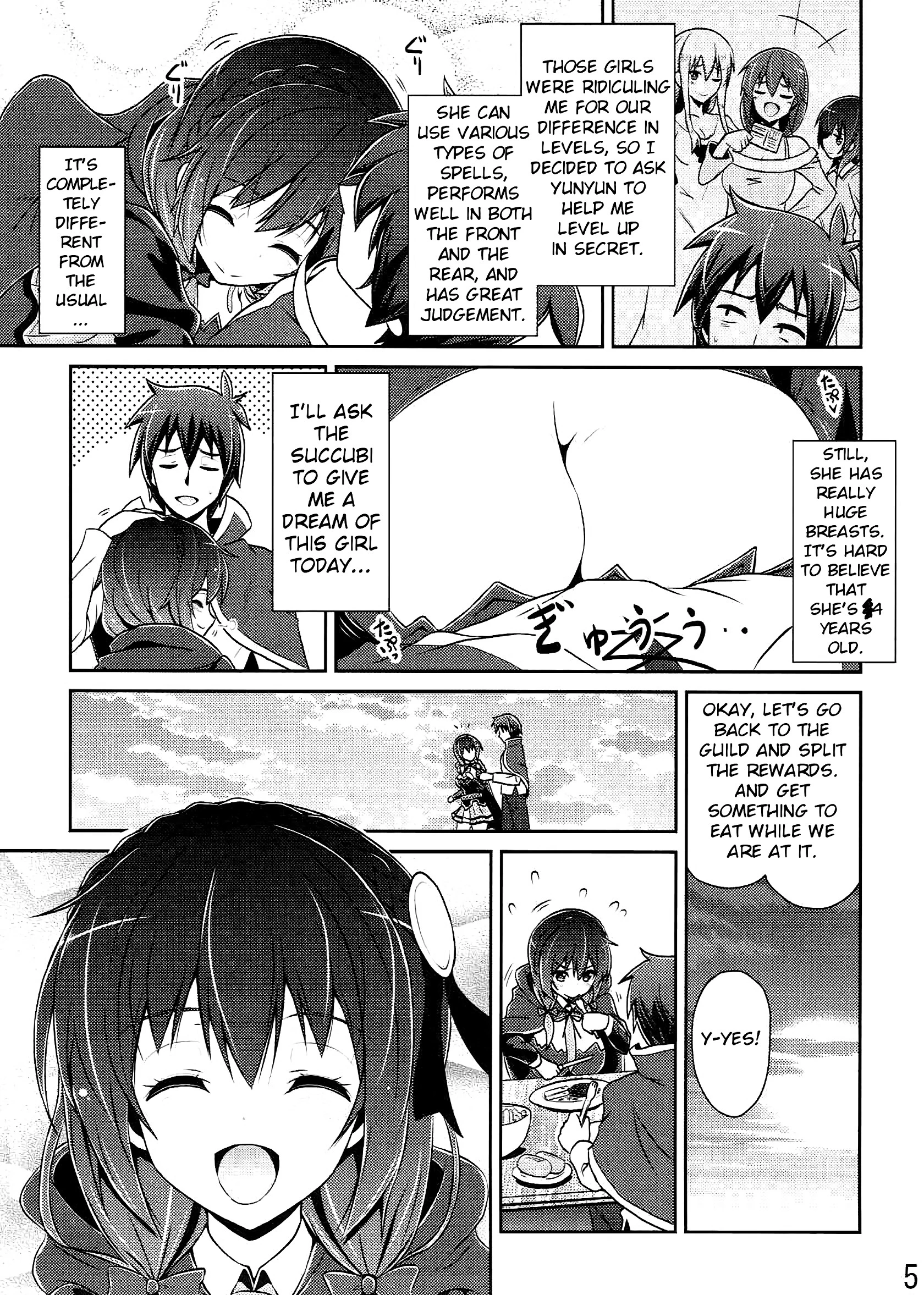 Let's Yunyun! porn comic picture 4