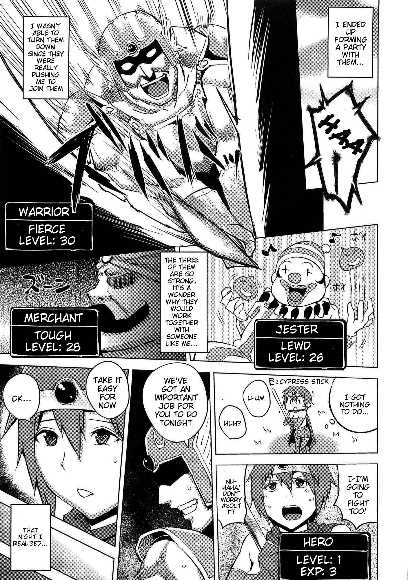 Leveling Up The Hero porn comic picture 4