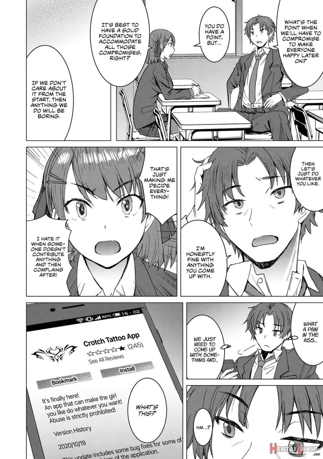 Lewd Mating App - Crotch Tatoo Mating App Chapter 1 porn comic picture 3