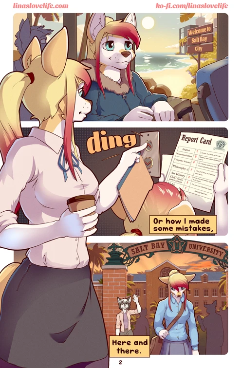 Lina's Love Life - Another Office Day porn comic picture 3
