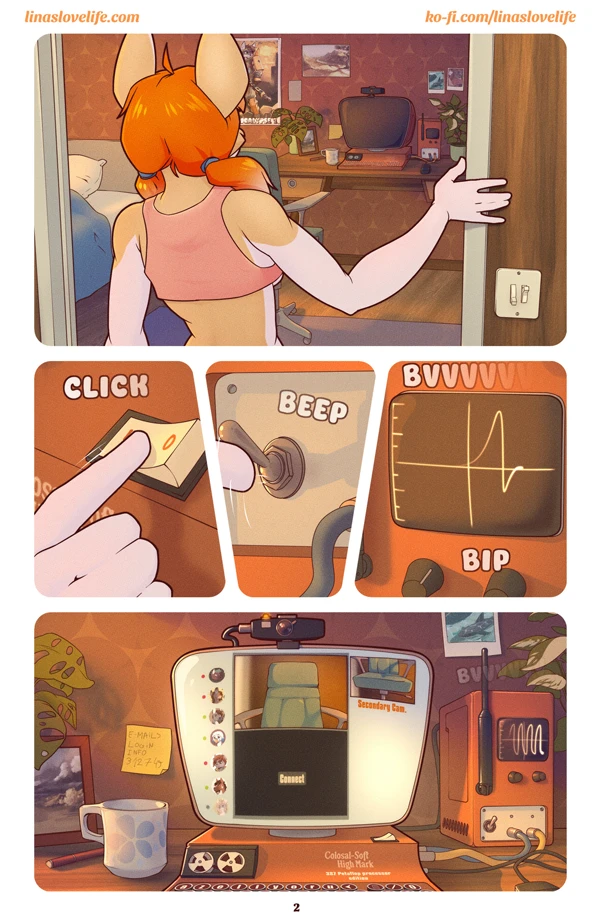 Lina's Love Life - Long Distance Lovin' porn comic picture 3