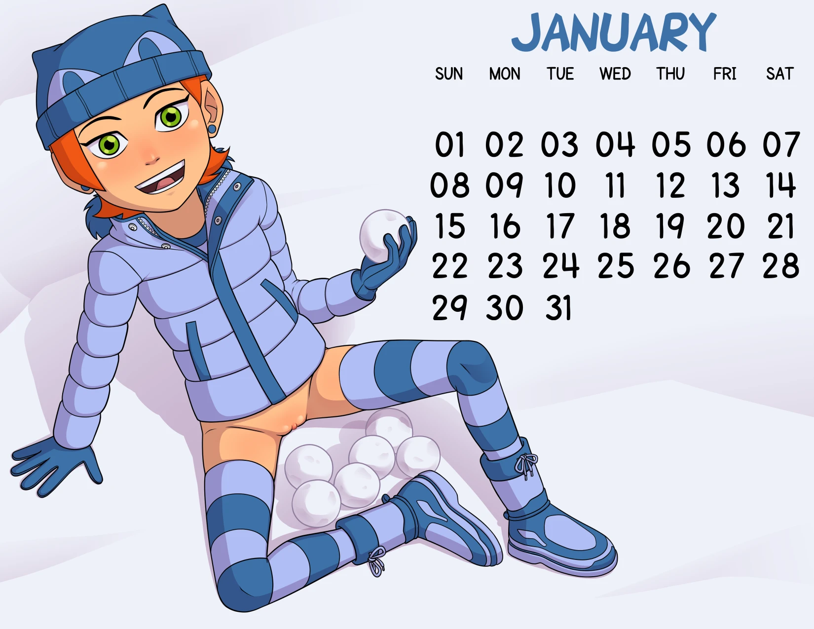 Lole Club Calendar 2017 porn comic picture 2