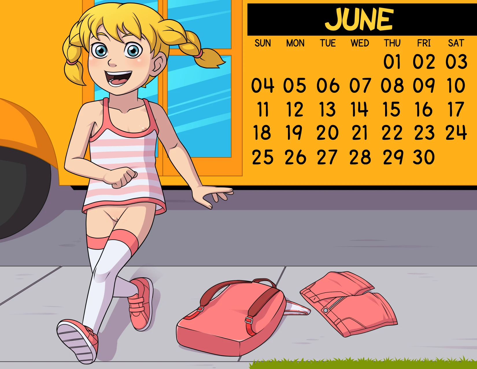 Lole Club Calendar 2017 porn comic picture 7