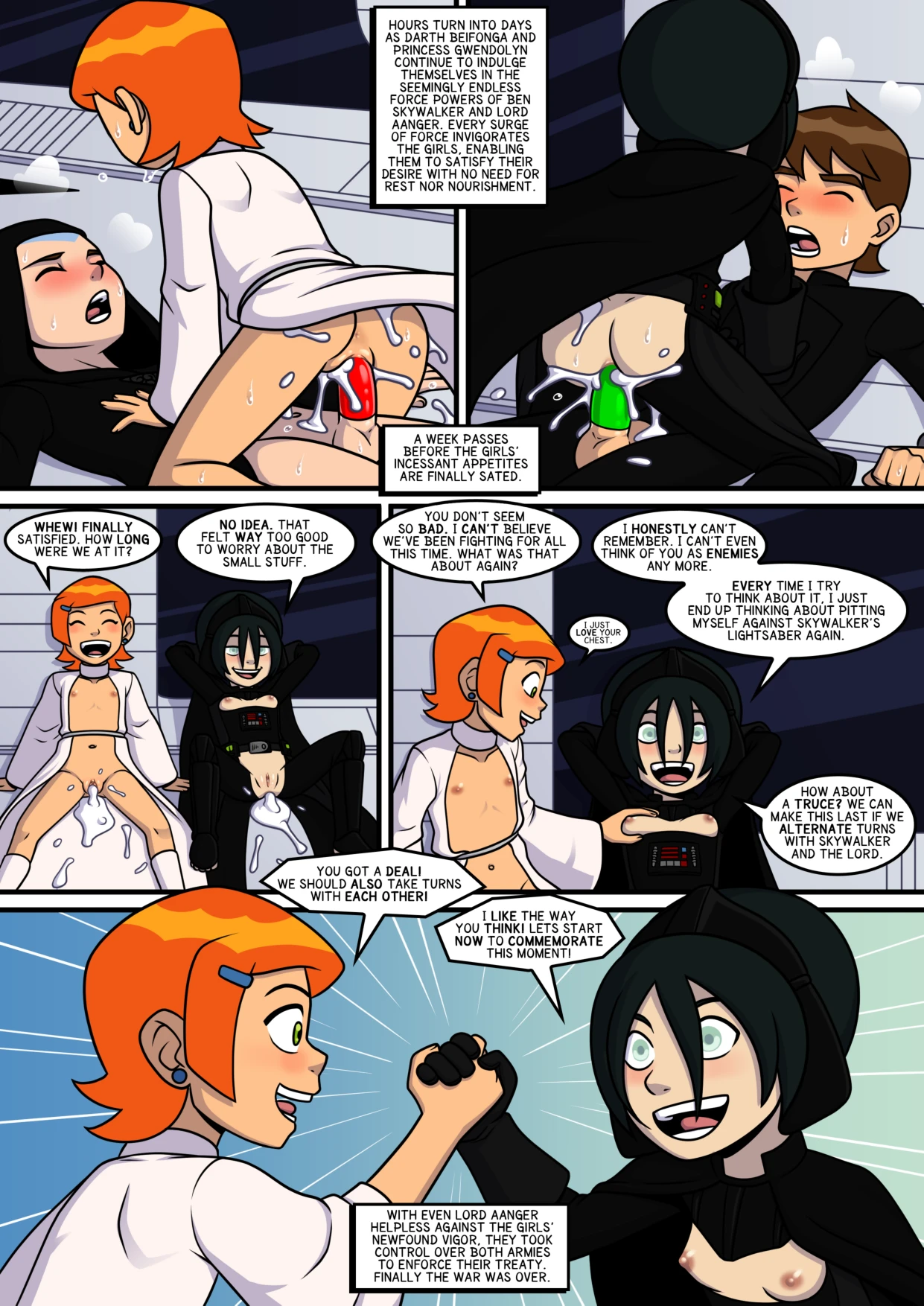 Lole Club Star Wars porn comic picture 6