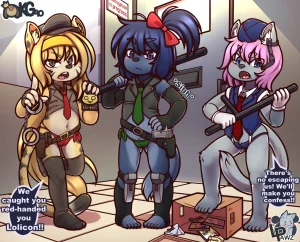 LoleCops porn comic picture 1