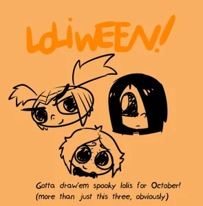Loleween porn comic picture 1